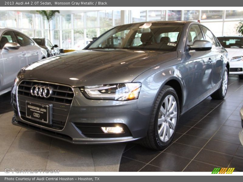 Monsoon Gray Metallic / Black 2013 Audi A4 2.0T Sedan
