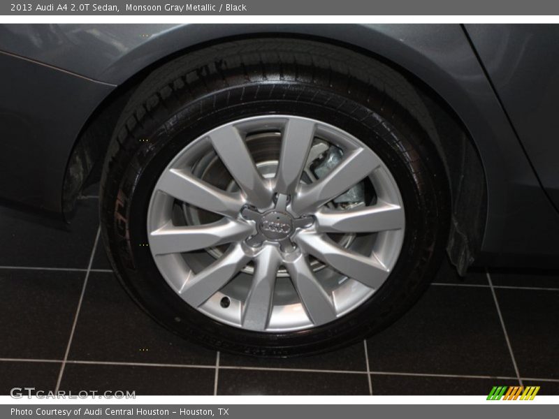 Monsoon Gray Metallic / Black 2013 Audi A4 2.0T Sedan