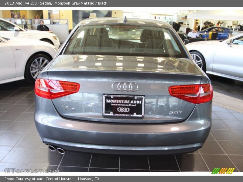 Monsoon Gray Metallic / Black 2013 Audi A4 2.0T Sedan