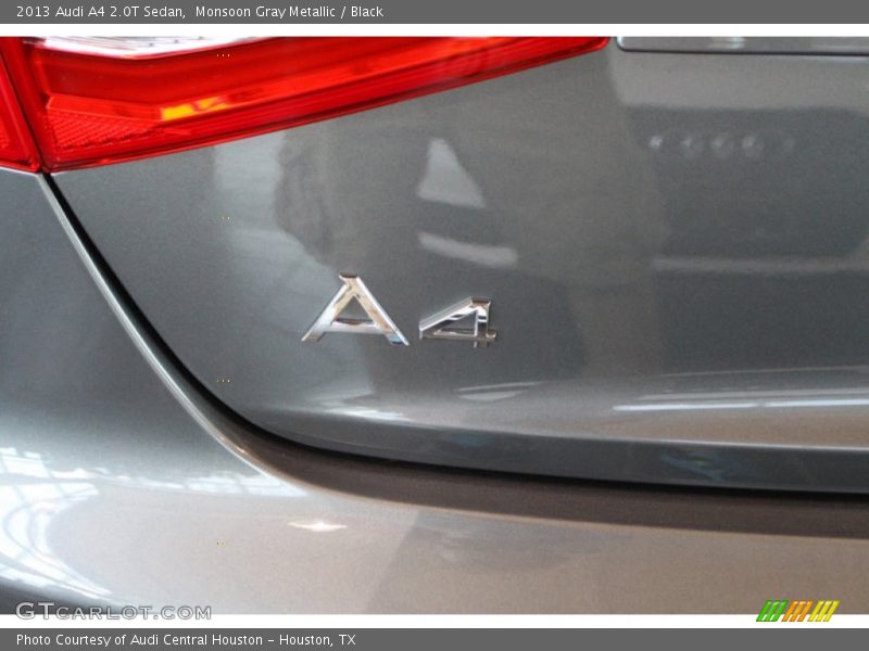 Monsoon Gray Metallic / Black 2013 Audi A4 2.0T Sedan