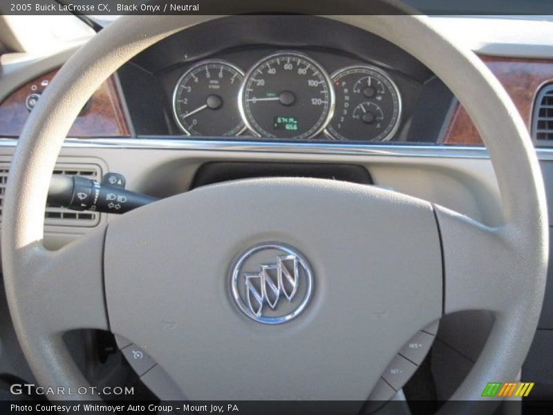 Black Onyx / Neutral 2005 Buick LaCrosse CX