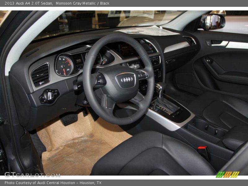Monsoon Gray Metallic / Black 2013 Audi A4 2.0T Sedan
