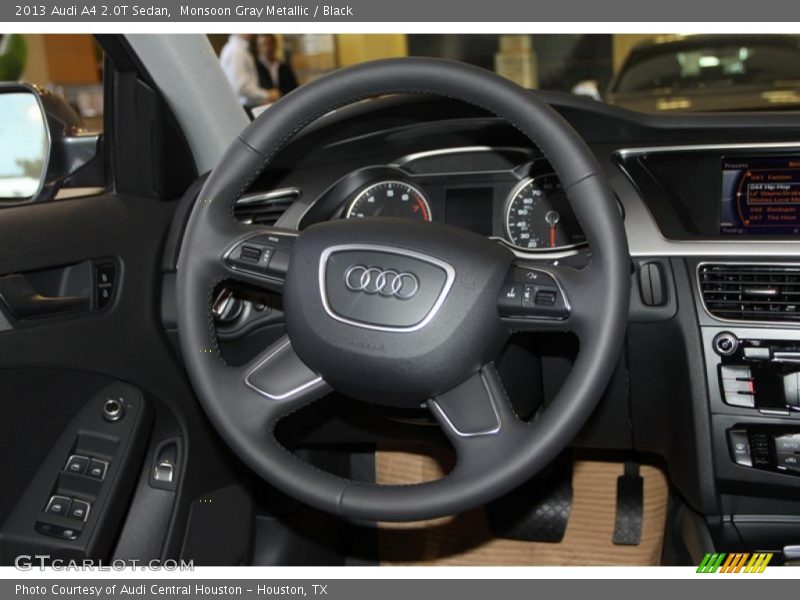Monsoon Gray Metallic / Black 2013 Audi A4 2.0T Sedan