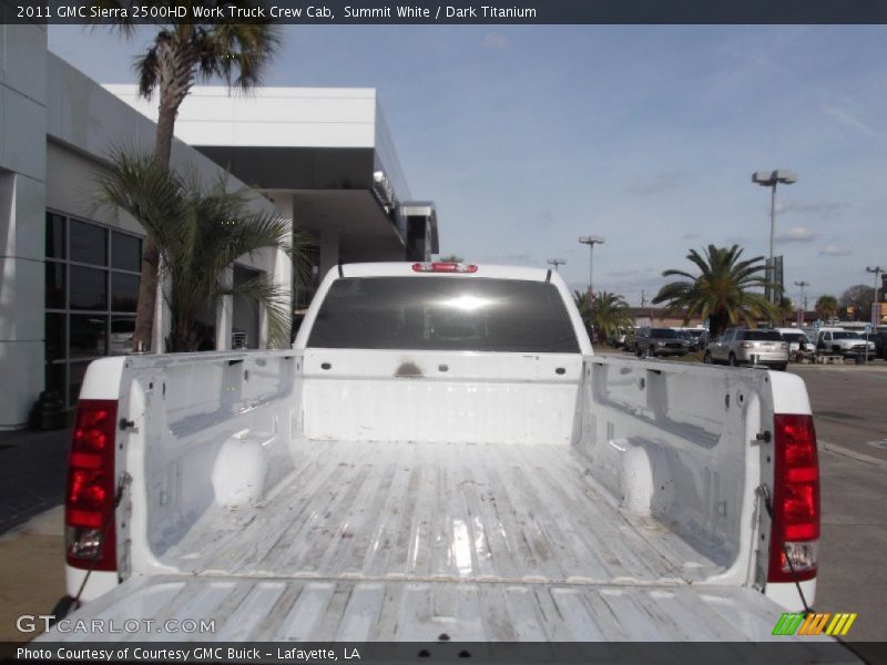 Summit White / Dark Titanium 2011 GMC Sierra 2500HD Work Truck Crew Cab