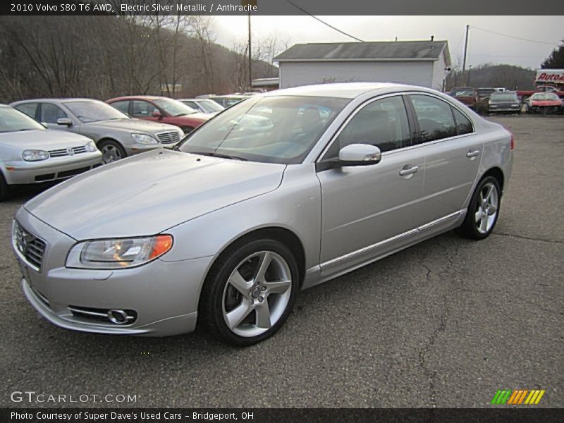 Electric Silver Metallic / Anthracite 2010 Volvo S80 T6 AWD