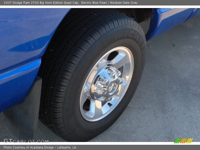 Electric Blue Pearl / Medium Slate Gray 2007 Dodge Ram 2500 Big Horn Edition Quad Cab
