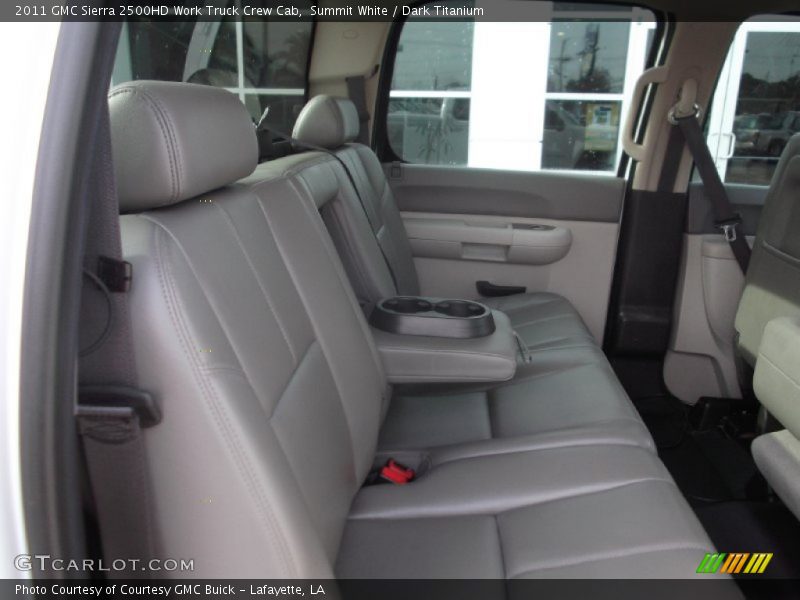 Summit White / Dark Titanium 2011 GMC Sierra 2500HD Work Truck Crew Cab