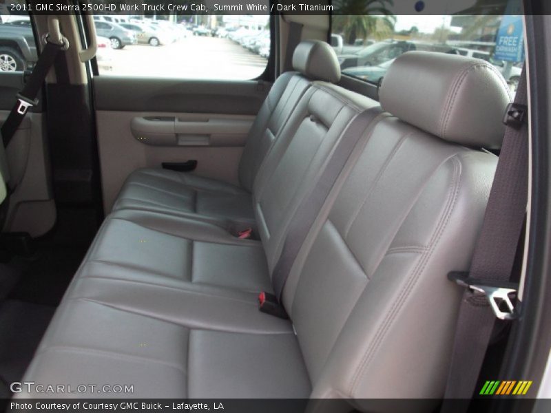 Summit White / Dark Titanium 2011 GMC Sierra 2500HD Work Truck Crew Cab