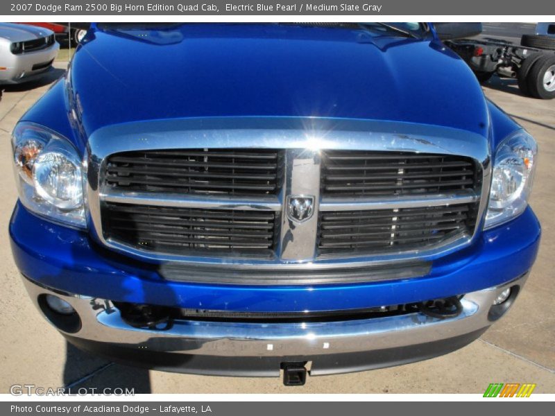 Electric Blue Pearl / Medium Slate Gray 2007 Dodge Ram 2500 Big Horn Edition Quad Cab