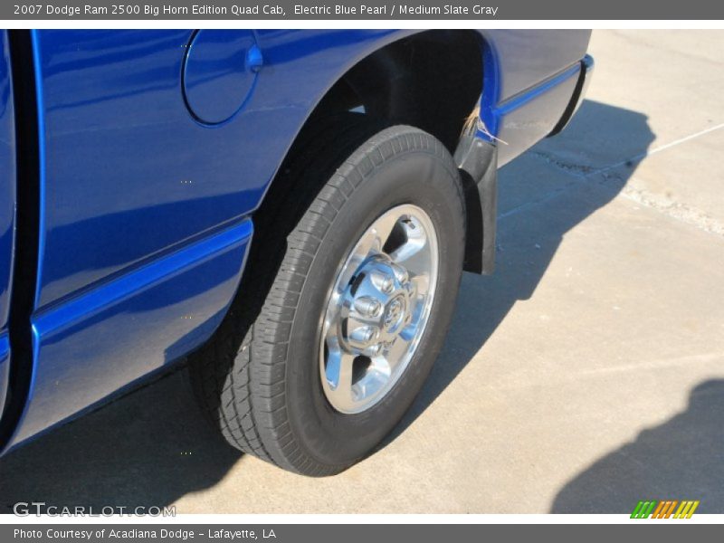 Electric Blue Pearl / Medium Slate Gray 2007 Dodge Ram 2500 Big Horn Edition Quad Cab