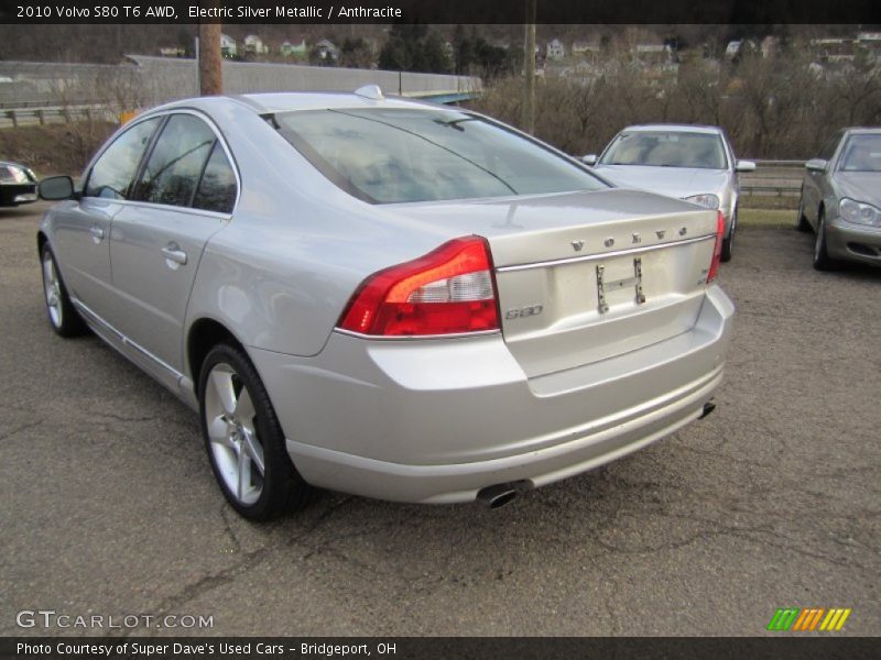 Electric Silver Metallic / Anthracite 2010 Volvo S80 T6 AWD