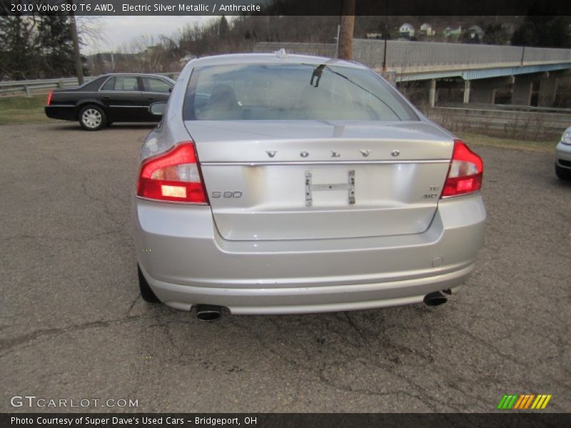 Electric Silver Metallic / Anthracite 2010 Volvo S80 T6 AWD