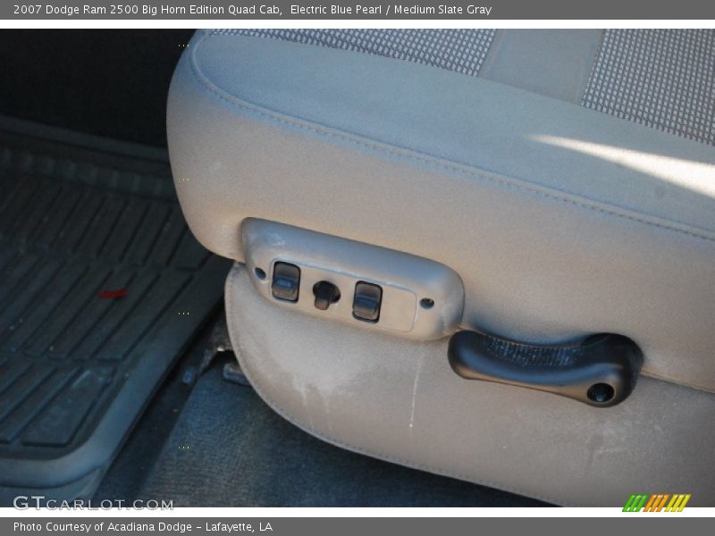 Electric Blue Pearl / Medium Slate Gray 2007 Dodge Ram 2500 Big Horn Edition Quad Cab