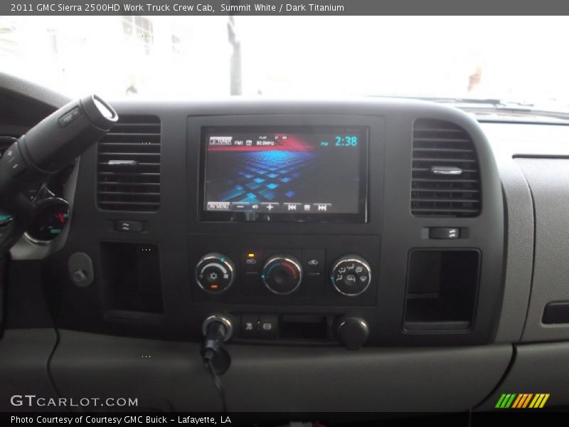 Summit White / Dark Titanium 2011 GMC Sierra 2500HD Work Truck Crew Cab