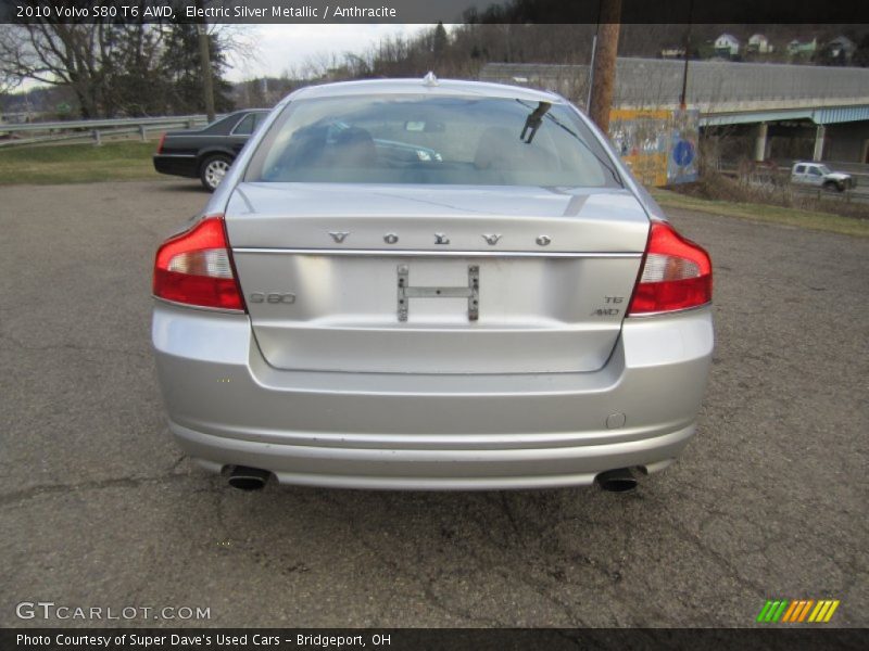 Electric Silver Metallic / Anthracite 2010 Volvo S80 T6 AWD
