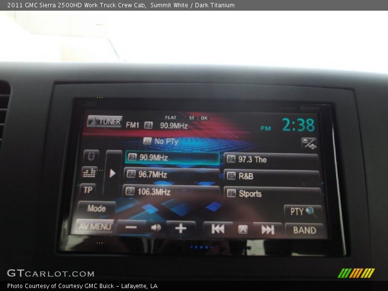 Summit White / Dark Titanium 2011 GMC Sierra 2500HD Work Truck Crew Cab