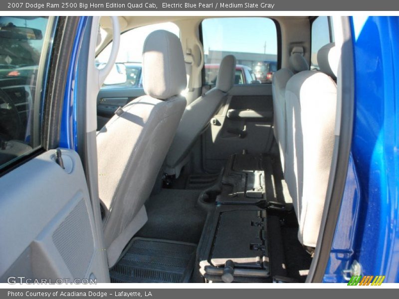 Electric Blue Pearl / Medium Slate Gray 2007 Dodge Ram 2500 Big Horn Edition Quad Cab