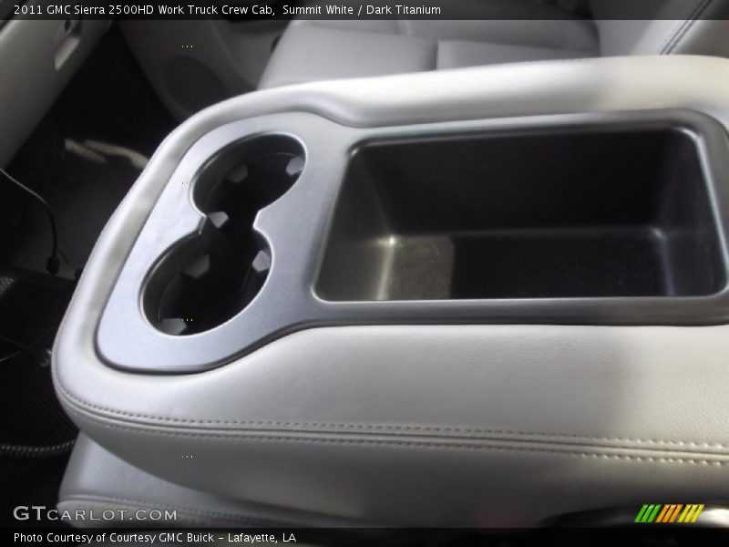 Summit White / Dark Titanium 2011 GMC Sierra 2500HD Work Truck Crew Cab