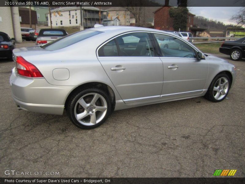 Electric Silver Metallic / Anthracite 2010 Volvo S80 T6 AWD