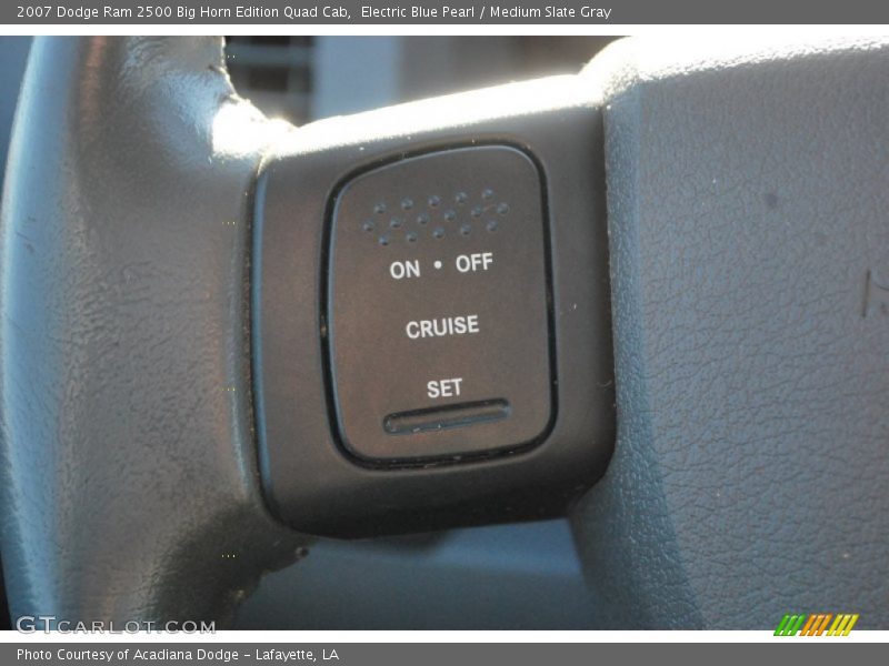 Electric Blue Pearl / Medium Slate Gray 2007 Dodge Ram 2500 Big Horn Edition Quad Cab