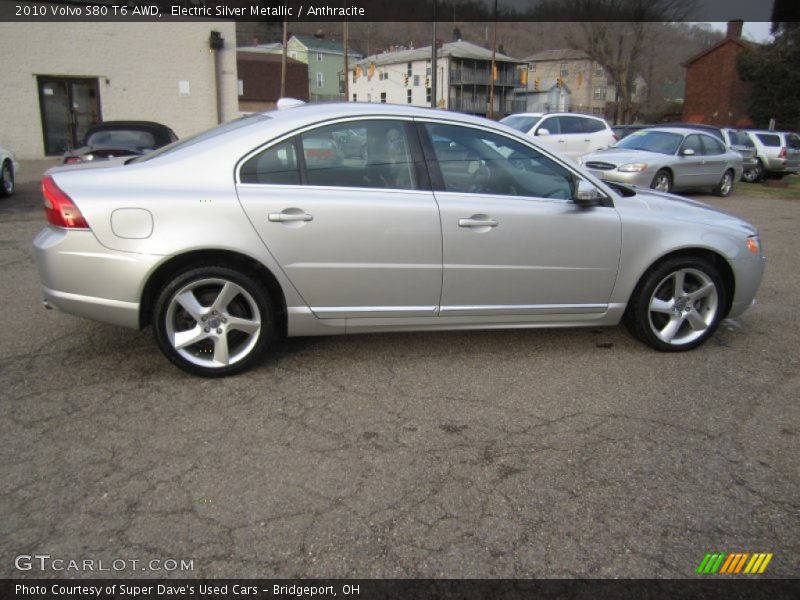 Electric Silver Metallic / Anthracite 2010 Volvo S80 T6 AWD