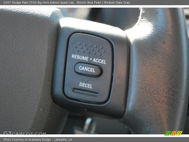 Electric Blue Pearl / Medium Slate Gray 2007 Dodge Ram 2500 Big Horn Edition Quad Cab