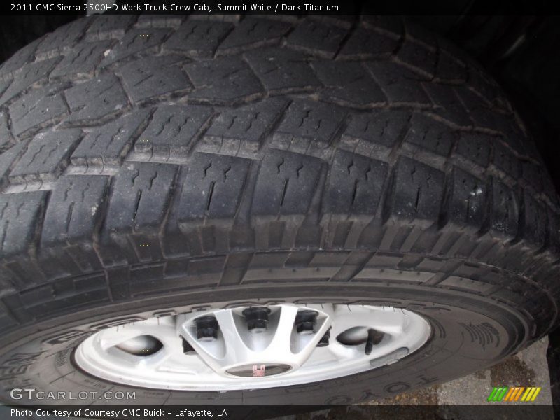 Summit White / Dark Titanium 2011 GMC Sierra 2500HD Work Truck Crew Cab