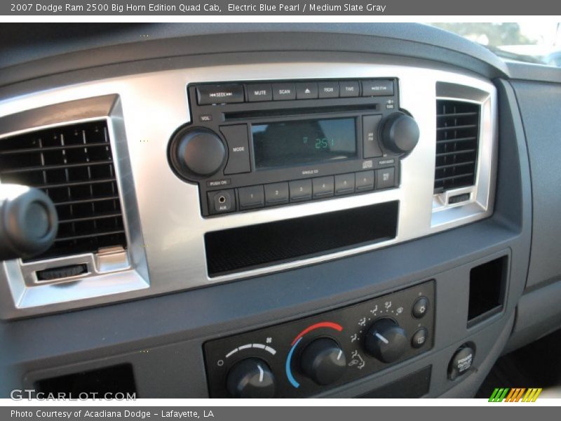 Electric Blue Pearl / Medium Slate Gray 2007 Dodge Ram 2500 Big Horn Edition Quad Cab