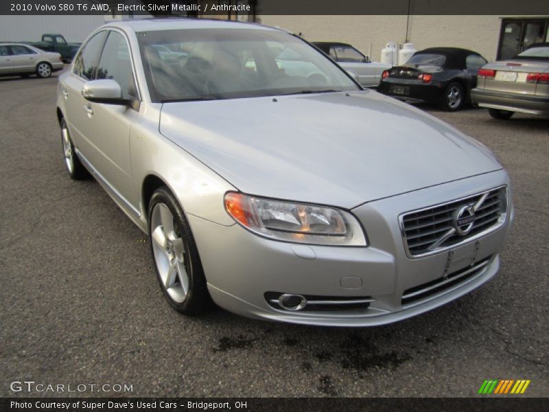 Electric Silver Metallic / Anthracite 2010 Volvo S80 T6 AWD