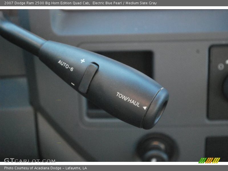 Electric Blue Pearl / Medium Slate Gray 2007 Dodge Ram 2500 Big Horn Edition Quad Cab