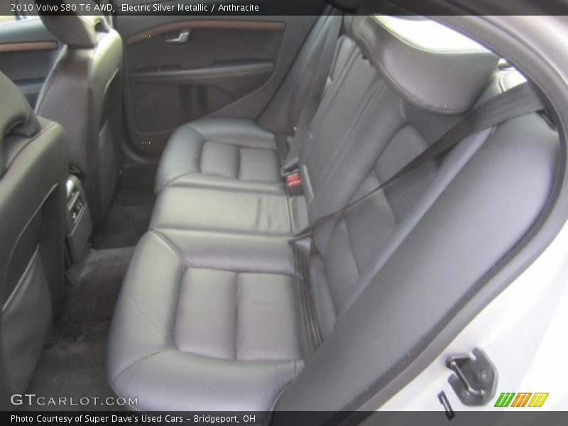 Rear Seat of 2010 S80 T6 AWD