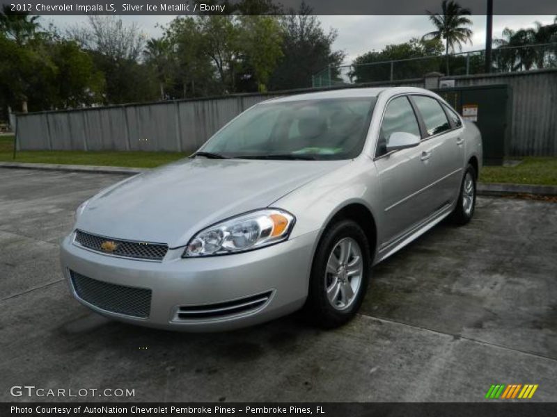 Silver Ice Metallic / Ebony 2012 Chevrolet Impala LS