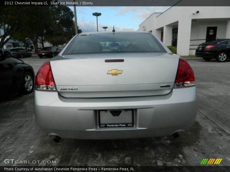Silver Ice Metallic / Ebony 2012 Chevrolet Impala LS