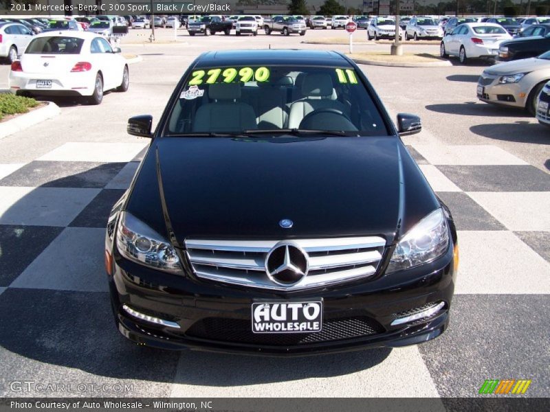 Black / Grey/Black 2011 Mercedes-Benz C 300 Sport