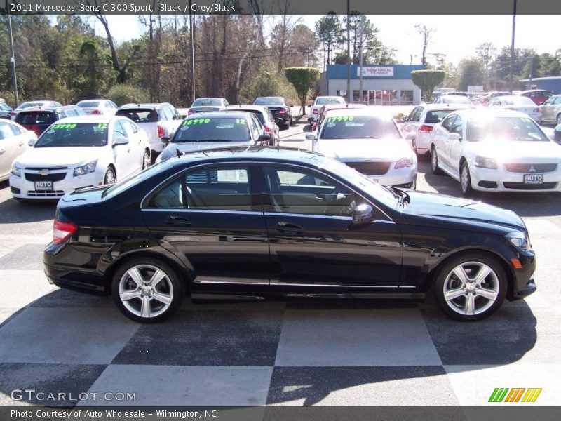 Black / Grey/Black 2011 Mercedes-Benz C 300 Sport