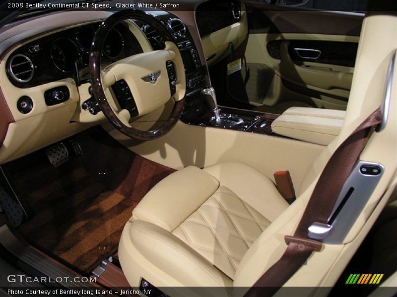 Glacier White / Saffron 2008 Bentley Continental GT Speed