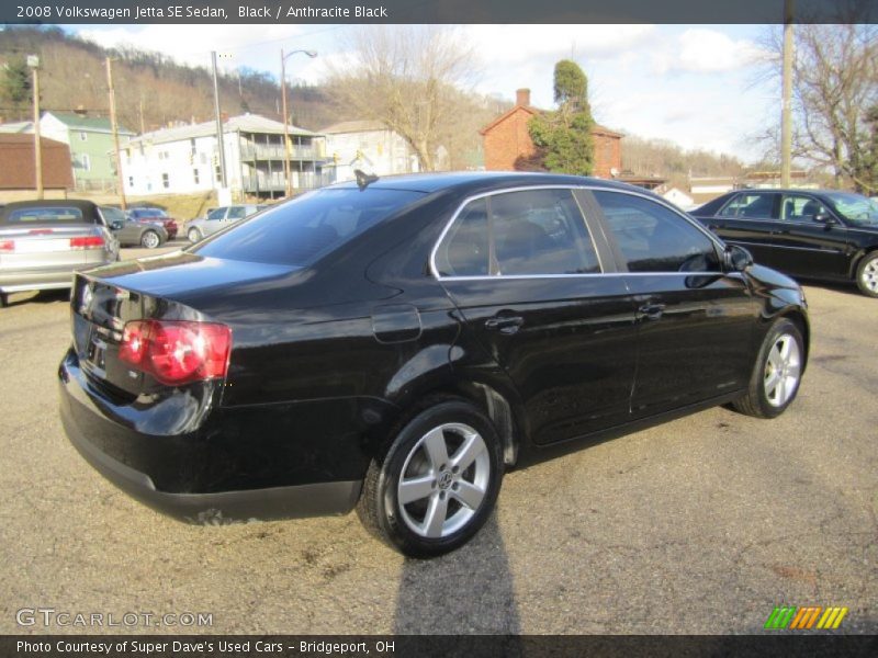 Black / Anthracite Black 2008 Volkswagen Jetta SE Sedan