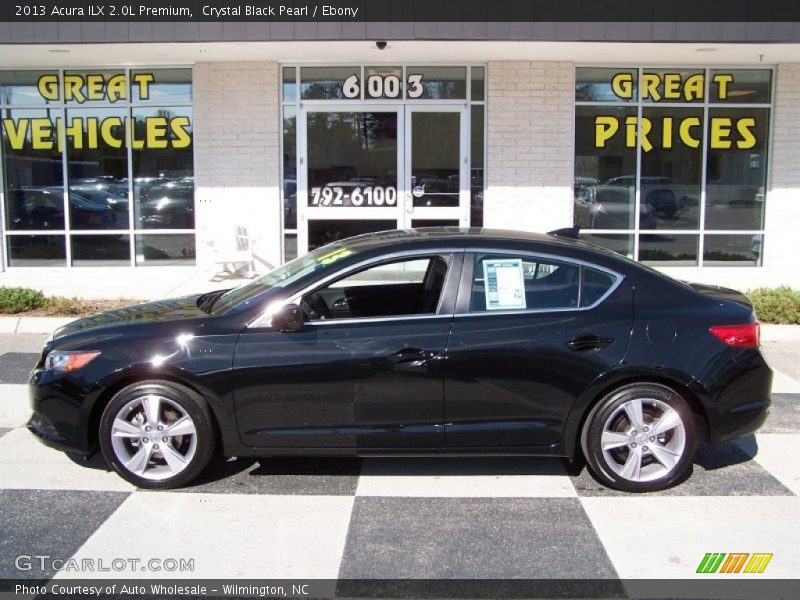 Crystal Black Pearl / Ebony 2013 Acura ILX 2.0L Premium