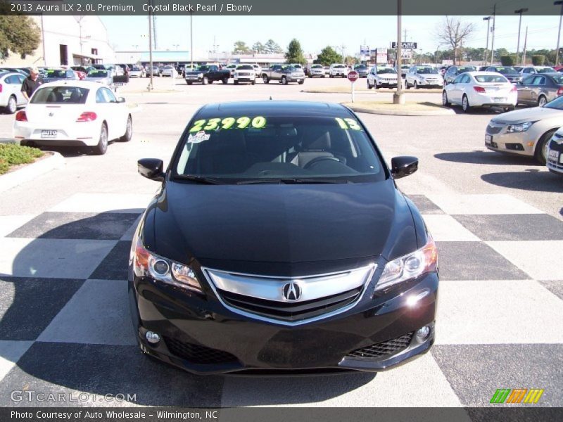 Crystal Black Pearl / Ebony 2013 Acura ILX 2.0L Premium