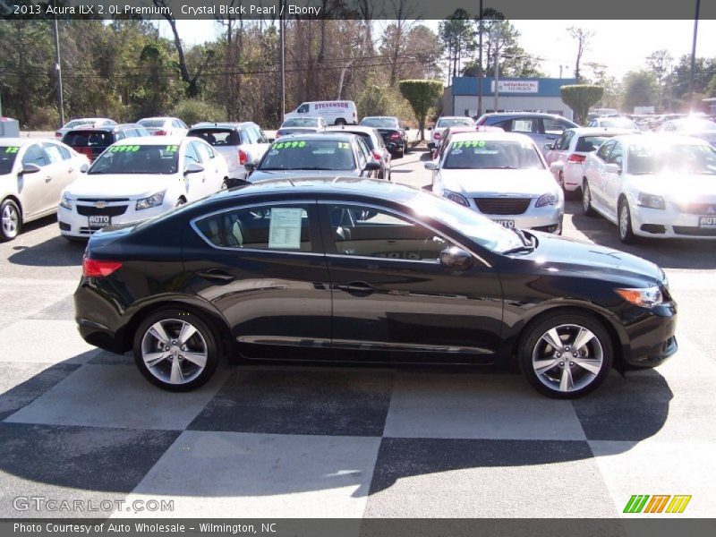 Crystal Black Pearl / Ebony 2013 Acura ILX 2.0L Premium