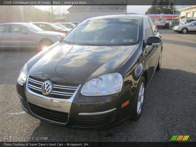 Black / Anthracite Black 2008 Volkswagen Jetta SE Sedan