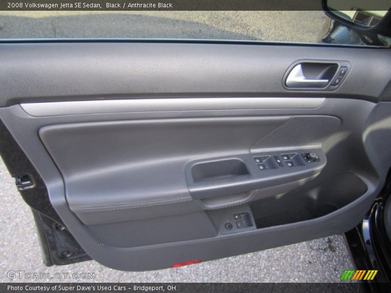 Black / Anthracite Black 2008 Volkswagen Jetta SE Sedan