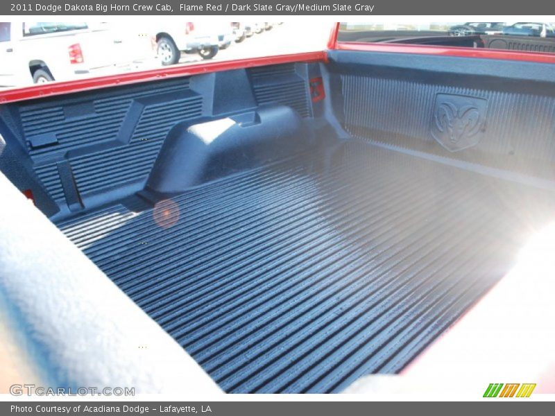 Flame Red / Dark Slate Gray/Medium Slate Gray 2011 Dodge Dakota Big Horn Crew Cab