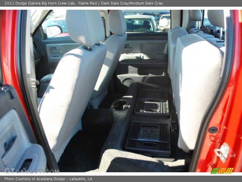 Flame Red / Dark Slate Gray/Medium Slate Gray 2011 Dodge Dakota Big Horn Crew Cab