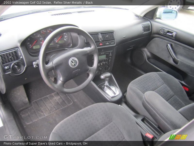 Black Interior - 2002 Golf GLS Sedan 