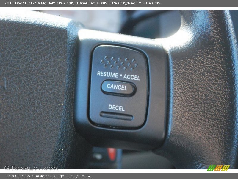 Flame Red / Dark Slate Gray/Medium Slate Gray 2011 Dodge Dakota Big Horn Crew Cab