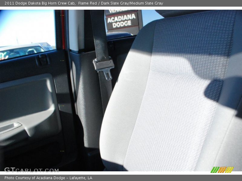 Flame Red / Dark Slate Gray/Medium Slate Gray 2011 Dodge Dakota Big Horn Crew Cab