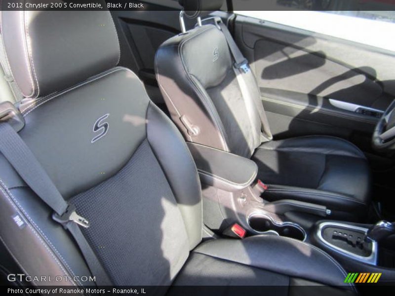 Black / Black 2012 Chrysler 200 S Convertible