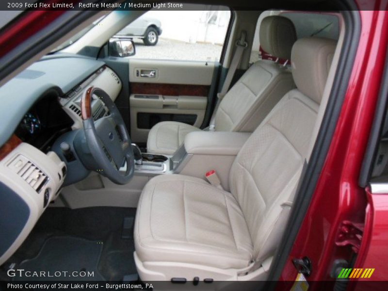 Redfire Metallic / Medium Light Stone 2009 Ford Flex Limited