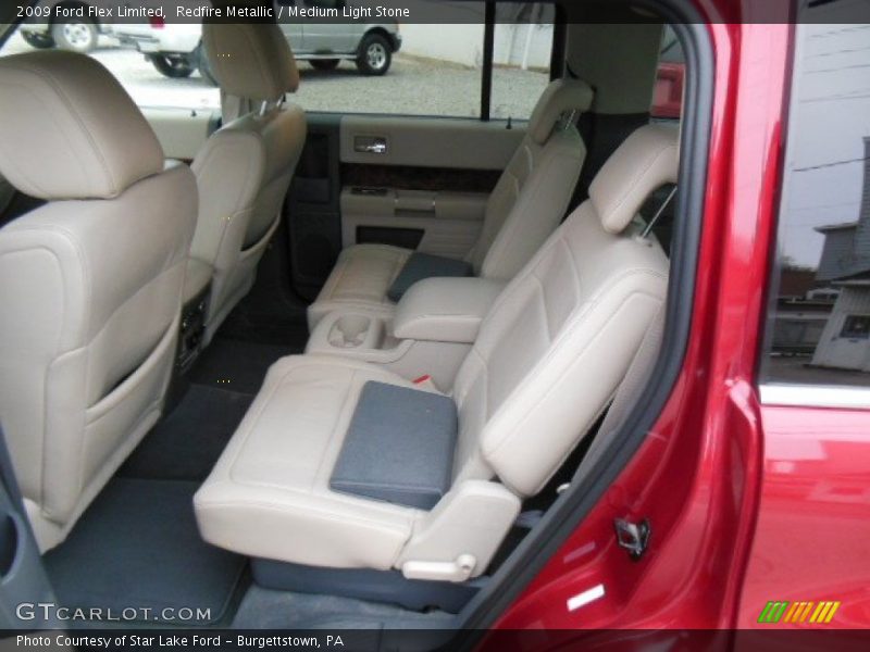 Redfire Metallic / Medium Light Stone 2009 Ford Flex Limited